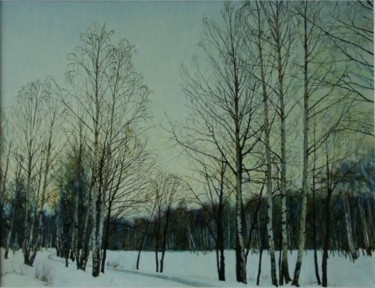 Картина под названием "Зима" - Viktor Egorov, Подлинное произведение искусства