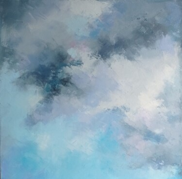 Картина под названием ""Through the clouds…" - Виктория Кернер, Подлинное произведение искусства, Масло