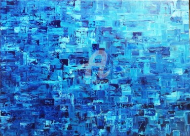 Pintura intitulada "N°23 - L'Eau" por Vincent Faus, Obras de arte originais, Acrílico