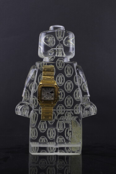 Sculpture titled "ROBOCLUSION Cartier…" by Vincent Sabatier (VerSus), Original Artwork, Resin