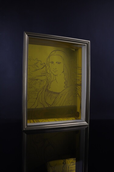 Estampas & grabados titulada "only light gold Mon…" por Vincent Sabatier (VerSus), Obra de arte original, Grabado