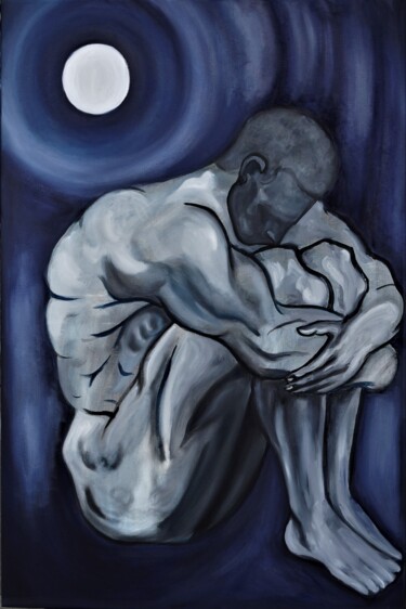 Pittura intitolato "L'abbandono" da Vincenzo Cohen, Opera d'arte originale, Olio