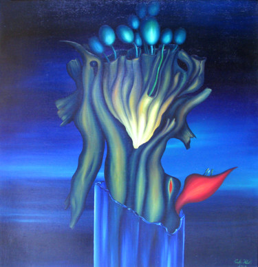 Peinture intitulée "Symbolism III" par Vinko Hlebs, Œuvre d'art originale, Huile