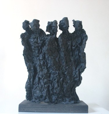 Sculpture intitulée "M_c.v_ht23.JPG" par Christine Vinson, Œuvre d'art originale, Métaux