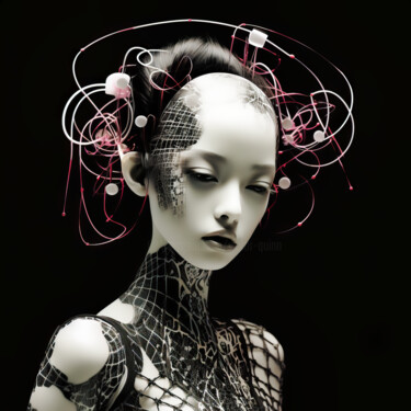 Arts numériques intitulée "Reina" par Virgil Quinn, Œuvre d'art originale, Image générée par l'IA