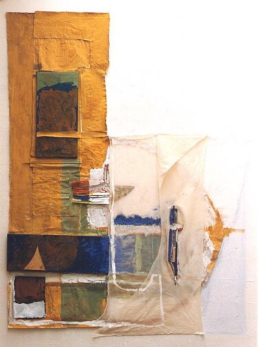 Peinture intitulée "Lettre" par Virginie Gallé, Œuvre d'art originale, Huile