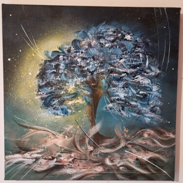 绘画 标题为“L'arbre des âmes” 由Virginie Gauthier, 原创艺术品, 丙烯
