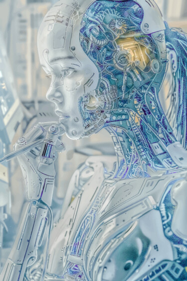 Digital Arts με τίτλο "Intelligence artifi…" από Virginie Gérôme, Αυθεντικά έργα τέχνης, 2D ψηφιακή εργασία
