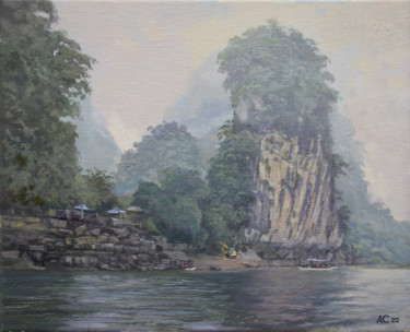 Painting titled ""По дивным местам"" by Aleksandr Samokhvalov, Original Artwork, Oil