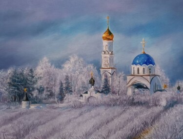 Malerei mit dem Titel "Храм" von Vitaliy Boreiko, Original-Kunstwerk, Öl