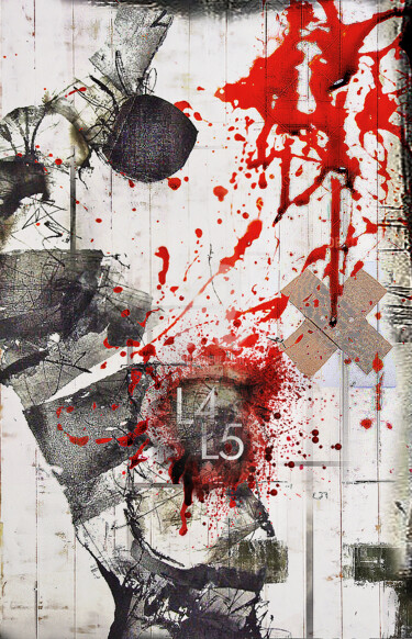 Arte digitale intitolato "L4-BACK-L5" da Vito Greina, Opera d'arte originale, Pittura digitale
