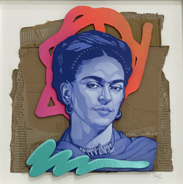 Pintura intitulada "Frida" por Viza, Obras de arte originais