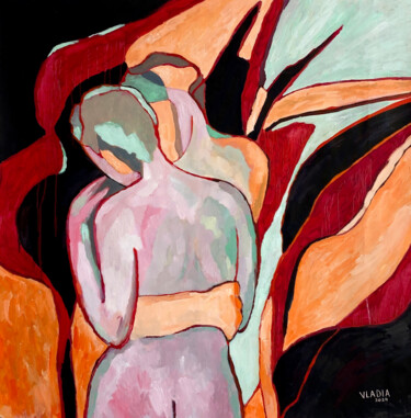 Peinture intitulée "Inside of love" par Vladia Molchanova (VLADIA), Œuvre d'art originale, Huile Monté sur Châssis en bois