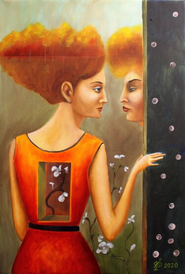Картина под названием "Осень" - Vladimir Pronkin, Подлинное произведение искусства, Масло
