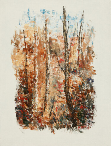 Peinture intitulée "В чаще леса" par Vladimir Volosov, Œuvre d'art originale, Huile Monté sur Châssis en bois