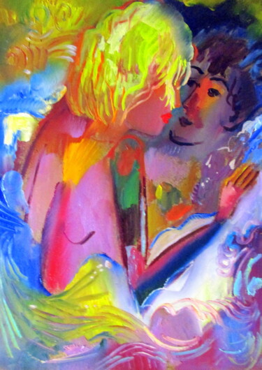 Картина под названием "любовь-004" - Владимир Черемных, Подлинное произведение искусства, Масло