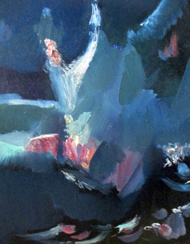 Peinture intitulée "=этюд с морской вол…" par Vladimir Cheremnykh, Œuvre d'art originale, Huile