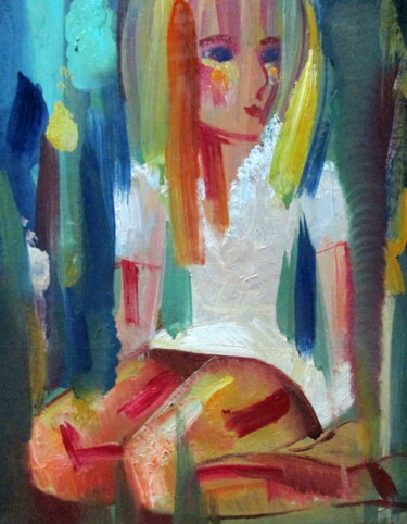 Painting titled "галерея=грация-002=" by Vladimir Cheremnykh, Original Artwork, Oil