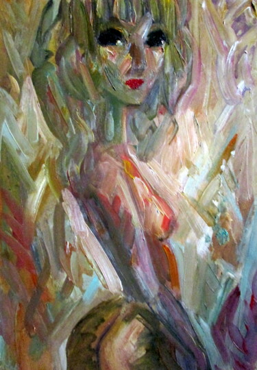 Peinture intitulée "=обнаженная-003=" par Vladimir Cheremnykh, Œuvre d'art originale, Huile