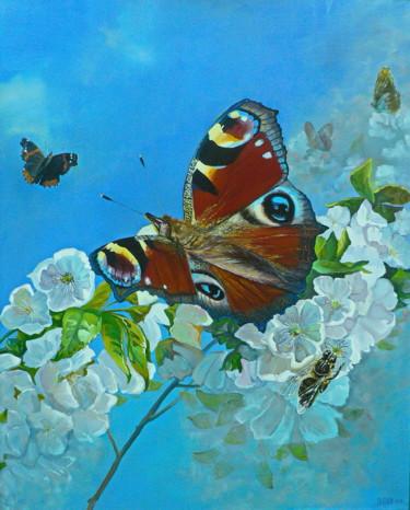 Malerei mit dem Titel "Весна" von Viktor, Original-Kunstwerk, Öl