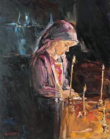 绘画 标题为“Oil Painting On Can…” 由Vsevolod Chistiakov, 原创艺术品, 油