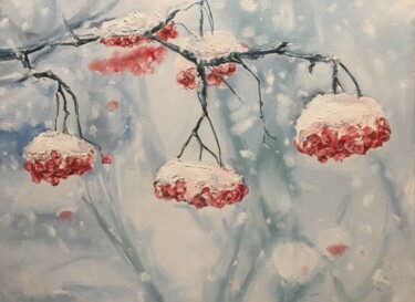 Pintura intitulada "Canvas Art berry Ro…" por Vsevolod Chistiakov, Obras de arte originais, Óleo