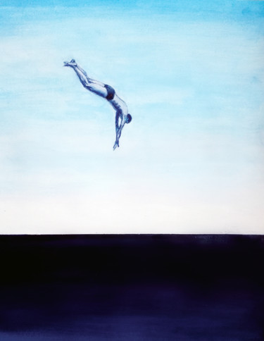 Painting titled "Jump" by Vladimir Tyuryaev, Original Artwork, Acrylic