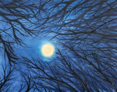 Pintura titulada "Bosque en Noviembre" por Vuhed, Obra de arte original, Acrílico
