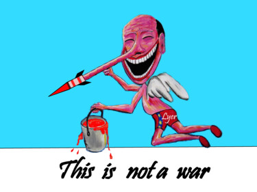 Pintura intitulada "This is not a war .…" por Wabyanko, Obras de arte originais, Pintura digital