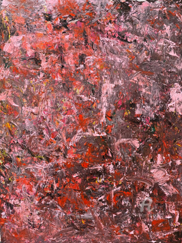 Картина под названием "sakura" - Waldemar Pars, Подлинное произведение искусства, Акрил Установлен на Деревянная рама для но…