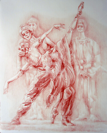 「La révélation de Ni…」というタイトルの描画 Walid Lemkecherによって, オリジナルのアートワーク, 鉛筆