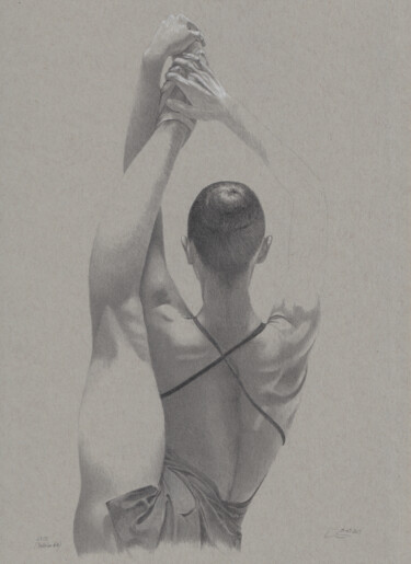 Tekening getiteld ""Ballerina Nr. 16 (…" door Walter Roos, Origineel Kunstwerk, Potlood