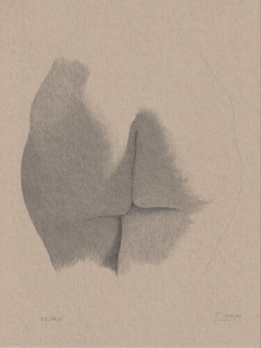 Desenho intitulada ""ANr.11 (0:12)"" por Walter Roos, Obras de arte originais, Lápis