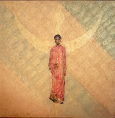 Картина под названием "Holy artist  # 5" - Wanja, Подлинное произведение искусства, Акрил Установлен на Деревянная рама для…