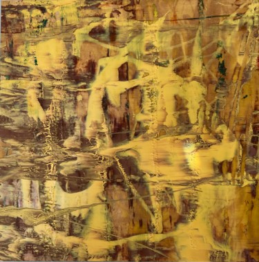 Картина под названием "Fib" - Greg Kaiser, Подлинное произведение искусства, Масло