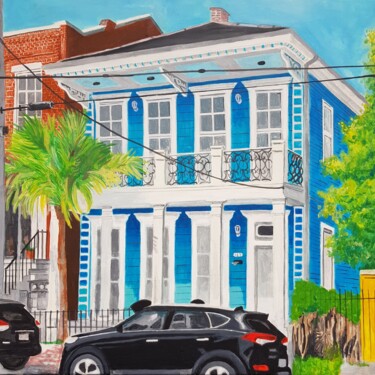 Pintura intitulada "New Orleans" por Wellos, Obras de arte originais, Óleo