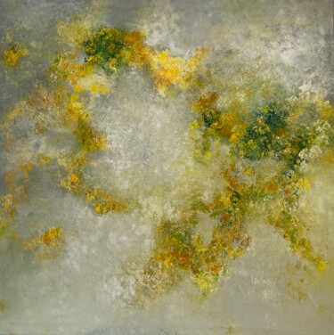 Painting titled "Clarity" by Wietzie Gerber, Original Artwork, Oil Mounted on Wood Stretcher frame