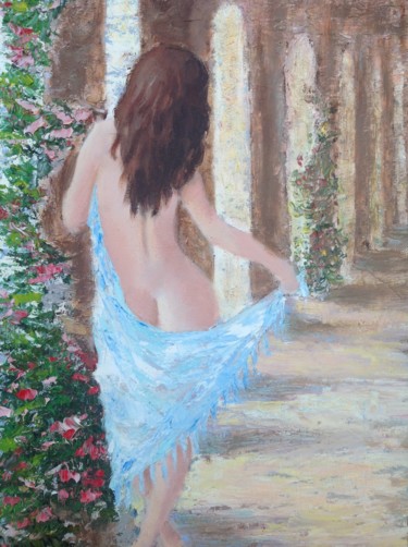 Painting titled "Summer" by Anna Wigandt, Original Artwork, Oil