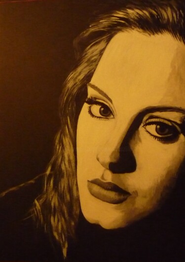 Painting titled "adele895.jpg" by Wiktoria Hel, Original Artwork, Acrylic