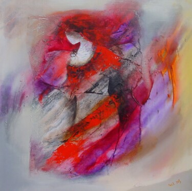 Картина под названием "Shea 14-01" - Wil Lof, Подлинное произведение искусства, Акрил Установлен на Деревянная рама для носи…