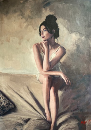 Painting titled "The Light In Me" by William Oxer F.R.S.A., Original Artwork, Acrylic