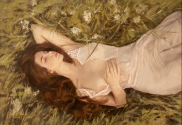 Malerei mit dem Titel "'The Ravishing'" von William Oxer F.R.S.A., Original-Kunstwerk, Öl
