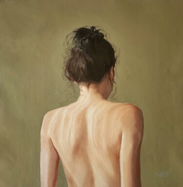 Schilderij getiteld "'Light Streams In'" door William Oxer F.R.S.A., Origineel Kunstwerk, Olie