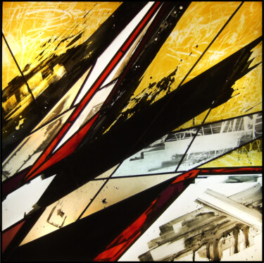 绘画 标题为“Magnesia 1” 由Willy Blanco, 原创艺术品, 彩绘玻璃