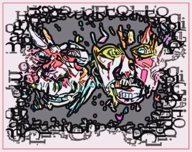 Arts numériques intitulée "разбойники   The ro…" par Dima Wilms, Œuvre d'art originale, Travail numérique 2D