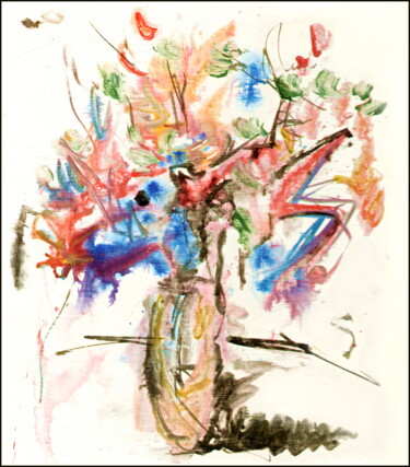 Dibujo titulada "bouquet 1.jpg" por Dima Wilms, Obra de arte original, Acrílico