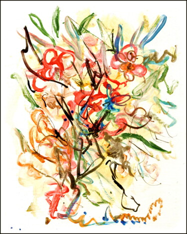 Zeichnungen mit dem Titel "bouquet 69.jpg" von Dima Wilms, Original-Kunstwerk, Acryl