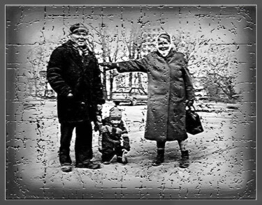 Digital Arts titled "родители   parents5" by Dima Wilms, Original Artwork, Manipulated Photography