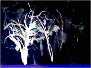 Grafika cyfrowa / sztuka generowana cyfrowo zatytułowany „деревья   trees 3” autorstwa Dima Wilms, Oryginalna praca, Akwarela