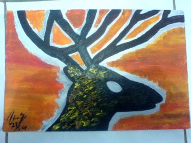 Drawing titled "dear,deer" by Windyasari Septriani, Original Artwork, Other